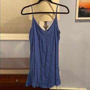 Blue tank top dress